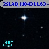 2SLAQ J104311.83-002534.4