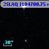 2SLAQ J104700.75+000301.9