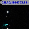 2SLAQ J104723.71-002505.7
