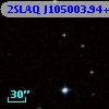 2SLAQ J105003.94+000025.4