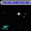 2SLAQ J105742.48+004812.4