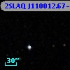 2SLAQ J110012.67-000837.5