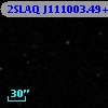 2SLAQ J111003.49+001741.0