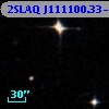 2SLAQ J111100.33-002447.5