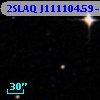 2SLAQ J111104.59-002457.3