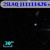 2SLAQ J111114.76+001951.0