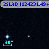 2SLAQ J124231.49+000136.9