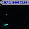 2SLAQ J140802.74+003035.0