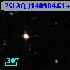 2SLAQ J140904.61+003644.3