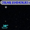 2SLAQ J143426.92+000810.4