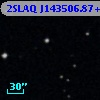 2SLAQ J143506.87+001445.7