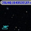 2SLAQ J143537.37+000514.7