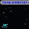 2SLAQ J143657.67+000342.8