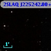 2SLAQ J225242.00+001016.8