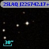 2SLAQ J225742.17+001237.7