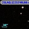 2SLAQ J225748.80+000203.6