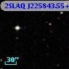 2SLAQ J225843.55+003345.6