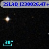2SLAQ J230026.47+000823.6
