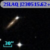 2SLAQ J230515.62+001117.0