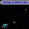 2SLAQ J230757.95+001324.9