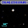 2SLAQ J231118.05-003613.3