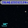 2SLAQ J232122.74+003700.0