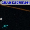 2SLAQ J232755.64+004101.3