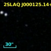 2SLAQ J000125.14+000009.4