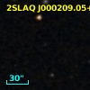 2SLAQ J000209.05+000552.8