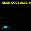 SDSS J000316.31-002148.8