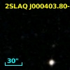 2SLAQ J000403.80-004117.2