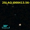 2SLAQ J000413.56-004617.2