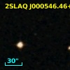 2SLAQ J000546.46+002317.1