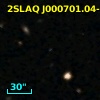 2SLAQ J000701.04-004435.0