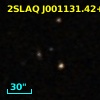 2SLAQ J001131.42+004718.3