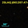 2SLAQ J001207.47+002707.1