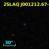2SLAQ J001212.67-000109.7