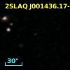 2SLAQ J001436.17-005256.0