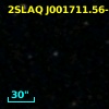 2SLAQ J001711.56-002445.6