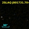 2SLAQ J001731.70+004910.1