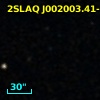 2SLAQ J002003.41-004121.3