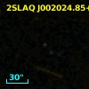 2SLAQ J002024.85+003634.9