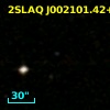 2SLAQ J002101.42+004701.1