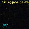 2SLAQ J002111.97+001412.8