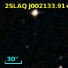 2SLAQ J002133.91+000745.3