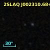 2SLAQ J002310.68+004428.2