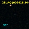 2SLAQ J002416.34-000005.2