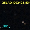 2SLAQ J002421.83+002508.4