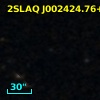 2SLAQ J002424.76+002521.9