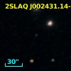 2SLAQ J002431.14-005609.3